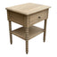 Bobbin Weathered Oak Side Table 60cm