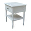 Bobbin White Side Table 60cm