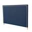 Lawson King Bedhead Navy Linen