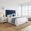 Lawson Queen Bedhead Navy Linen