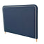Vienna King Bedhead Navy Linen