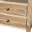 Davos Whitewash Oak Side Table 50cm