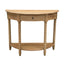 Bobbin Curved Console Natural Oak 100cm