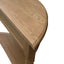Bobbin Curved Console Natural Oak 100cm