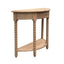 Bobbin Curved Console Whitewash Oak 100cm