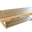 French Contemporary Console Table Natural Oak