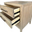 French Contemporary Oak Bedside Table 65cm