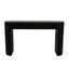 Byron Black Oak Console Table With Drawers