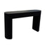 Byron Black Oak Console Table With Drawers