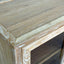 French Contemporary Sideboard Whitewash Oak