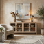 French Contemporary Sideboard Whitewash Oak