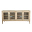 French Contemporary TV Unit Whitewash Oak