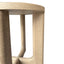 X Base Side Table Weathered Oak