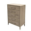 French Contemporary Tallboy Weathered Oak