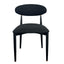 Arno Oak Dining Chair Black