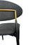 Arno Oak Dining Chair Black