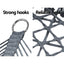 Gardeon Hammock Chair Outdoor Portable Camping Hammocks 2 Person Grey