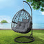Outdoor Hanging Swing Chair - Black