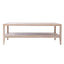 French Contemporary Coffee Table Whitewash Oak Small