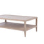 French Contemporary Coffee Table Whitewash Oak Small
