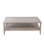 French Contemporary Coffee Table Weathered Oak Small