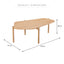 Adelaide Asymetric Coffee Table Oak