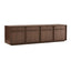 Auggie Entertainment Unit Walnut (180cm)