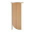 Mason Console Table Oak Travertine Look