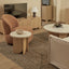 Mason Side Table Oak Travertine Look