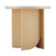Mason Side Table Oak Travertine Look