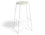 Hugo Bar Stool - White - Vintage PU Seat