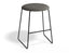 Hugo Low Stool - Black - Fabric Seat