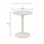 Bobbin 45cm Side Table Cream