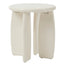 Charlie Gloss Side Table Cream
