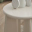 Charlie Gloss Side Table Cream