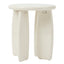 Charlie Gloss Side Table Cream
