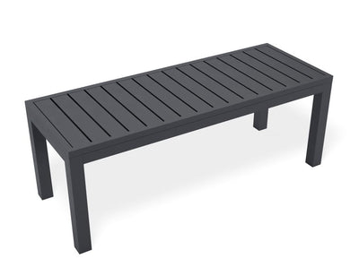 Halki Bench Seat - Outdoor - 120cm - Charcoal