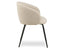 Henley Dining Chair - Black Legs - Fawn Beige Fabric