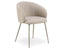 Henley Dining Chair - Light Gray Legs - Fawn Beige Fabric