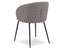 Henley Dining Chair - Black Legs - Soho Grey Fabric