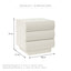 Elsene Bedside Table Grey