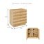 Elsene  2 Door Buffet Natural (78cm)