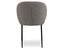 Iris Dining Chair - Black Legs - Soho Grey Fabric