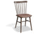 Ironica Dining Chair - Upholstered Seat - by TON