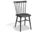 Ironica Dining Chair - Upholstered Seat - by TON