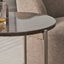 Beau Marble Side Table Grey