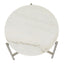 Beau Marble Side Table White
