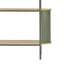 Boston Bookcase Green