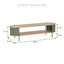 Boston Entertainment Unit Green (150cm)