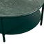 Fernando Marble and Metal Coffee Table Green